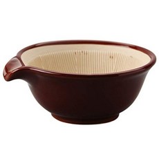 YARNOW Suribachi-세라믹 모르타르 및 메 스틸로 모르타르-일본 수리 바치 용 그릇-가정용 그라인딩 그릇, 단일옵션