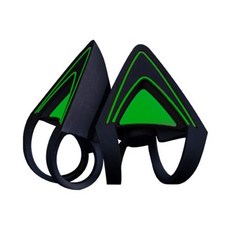  1쌍 고양이 귀 핑크 그린 퍼플 for RAZER 크라켄 V2 스페셜/ 크라켄 2019/ 크라켄 TE/7.1 V2 헤드폰 헤드셋, GN 