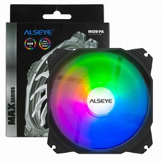 ALSEYE MAX M120-PA 블랙 시스템쿨러 (1PACK), 선택하세요