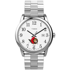 손목시계 Timex 타이맥스 타임맥스 남성용 Easy Reader 38mm 시계 확장 밴드 포함 미네소타 와일드.