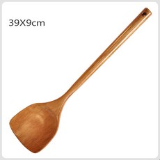 조리기구 용품 뒤집개 손잡이 주방 가정용 들러붙지 요리 내열성 않는 숟가락 나무, Wooden spatula