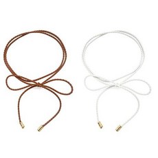 Women PU leather Knitted Waist Belt/Rope/Chain in Solid Colors/232692