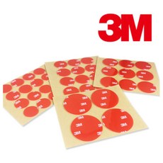 3M 5068W 강력 화이트 폼 원형 양면테이프 추가금 X, 1개