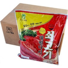 대원 쇠고기다시다 골드 2kg-6개, 2kg, 6개