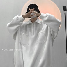 폴로하프집업니트