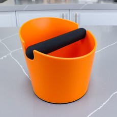 원두찌꺼기 커피가루통 넛박스 커피넉박스 너크박스 넉박스 커피찌꺼기 원두 커피 원두찌꺼기통, 1개, 대형 주황색(5158MM)