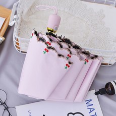 레이스양산 자외선차단우산 우양산양산uv암막3단 양산버튼 우정양산