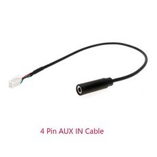 AUX IN 서브 리어 아웃 캠 비디오 RCA 하네스 케이블 개척자 라디오 DMH 160BT DMH 1700NEX DMH 1770NEX DMH W2700NEX DMH W2770NE, 1개