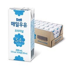 매일 멸균우유 오리지널, 200ml, 부산