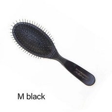 애완동물 그루밍 타원형 빗 브러시 핀 고양이 쇼, 1개, 3.Black
