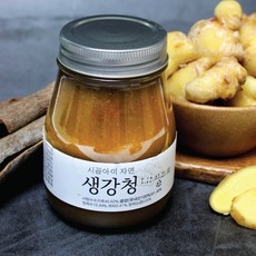 서산 유기농 생강차 400g 계피 생강청 꿀절임 생강 원액 진액 생강청 라떼 꿀생강차 임산부 혈액순환 생강선물세트 계피생강차 꿀생강차 생강엑기스 생강즙 생강꿀차 생강농축액, 1병 400g, 1개, 1개입