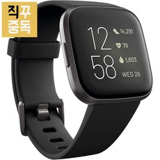 핏빗 버사 2 스마트 밴드 Versa 2 블랙, 단품, 단품