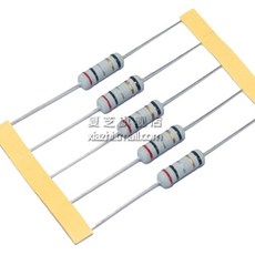 50pcs 1/2W 권선 퓨즈 저항 정확도 5 10 20 22 33 39 47 51 56 68 100 옴 0 5W 권선 저항 10R 22R 33R 39R, 04=KNP05W-0R33-50pcs, 50개