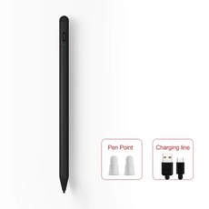 xiaomi mipad 5 pro 11용 스타일러스 펜 2021 mipad5 mi pad 5 pro 태블릿 펜 충전식 mipad screen touch drawing pen, 검은 색