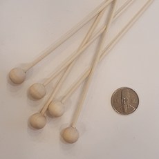 밍블랑 셀프인테리어 디퓨저재료 모음 DIY 디퓨저 공병 섬유스틱 리필오일 디퓨저스틱, 1개, 우드볼스틱(롱) 10개
