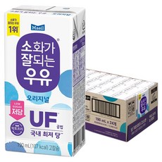 소화가잘되는우유 오리지널, 190ml, 24개