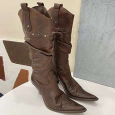 토리버치웨지롱부츠