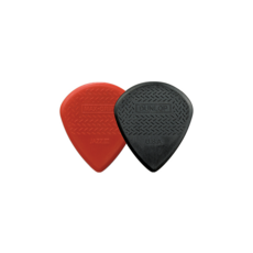 DUNLOP 던롭 MAX GRIP 맥스그립 JAZZ III 재즈3 피크, NYLON(RED), 24개