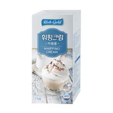 동서 리치골드 카페용 식물성 휘핑 크림 1L [아이스박스 무료포장]