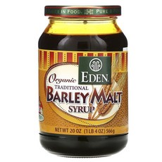 에덴푸드 트래디셔널 보리 몰트 시럽 567g Eden Foods Traditional Barley Malt Syrup, 1개