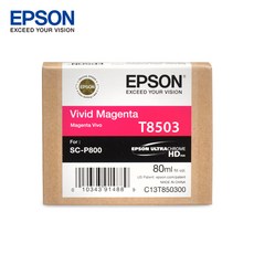 엡손 Epson SC-P800 정품 잉크 T8503 선명한 진홍 80ml