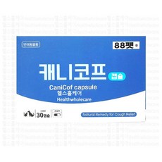 캐니코프 30캡슐 호흡기 기관지 강아지 고양이, 1개 - 카이쿠라기관지영양제50g