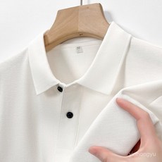 ZIQI2024 가을과 겨울 새로운 남자의 긴 소매베이스 셔츠 캐주얼 편안한 폴로 셔츠 남성복