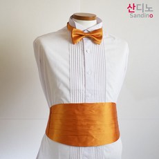 산디노 진골드 커머번드+나비넥타이 세트상품