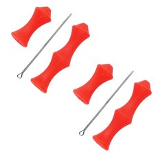 양궁 손가락 가드 보우 오른쪽에 배우는 세이버 탭 리 곡선 실리, 1.Red 2pcs, 1개