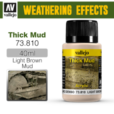 73810 Weathering Effects _ Thick Mud _ 40ml _ Light Brown Mud