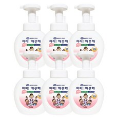 아이깨끗해 폼 핸드워시 상큼한 레몬 250mL X 6개