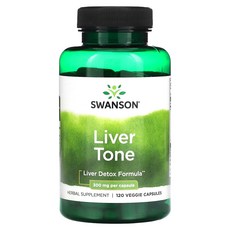스완슨 Lier Tone 리버톤 300mg 120 베지캡슐, 1개, 120정