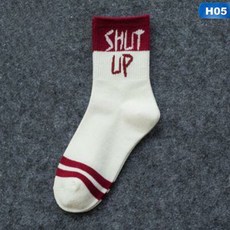 akoa dakoda 옷 양말 하 이 애 니 클 white cotton socks alphabet sports socks for girls womenns or man set of 2