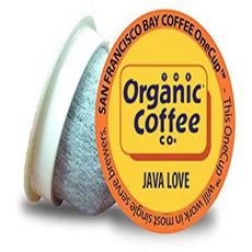San Francisco Bay Organic Coffee OneCup 72 ct. Java Love 샌프란시스코 베이 유기농 커피 원컵 72 개입. 자바 사랑, 1