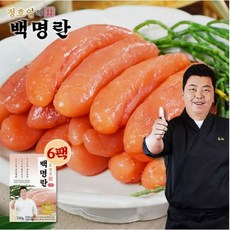 정호영의 정성담은 백명란 100g X 6팩 (총 600g) / 단명란, 없음, 6개