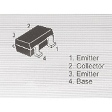 2SC5594 XP-LE-E 칩TR NPN형 4PIN 20V 35mA 2개