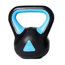 헬스 피트니스 여성 남성 가정용 아령 경기 힙업 플라스틱 주입 공 220KG, 블루 블랙 8킬로그램 /개