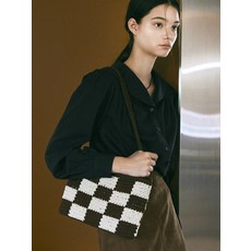 언에디트 Checker Knit Bag_BR 187141