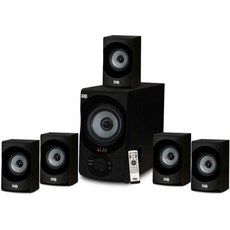 스피커 티비 블루투스 Acoustic Audio AA5172 700W Bluetooth Home Theater 5.1 시스템FM 튜너 USB SD 카드 리모컨 전원 공급 장, Gray
