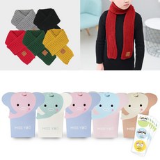 어린이뜨개목도리