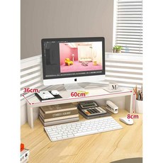 모서리 스탠드 단층 삼각형 모니터선반 코너 책상용 모니터받침대 코너모니터받침대 책상 선반, 15. 싱글레이어화이트-대형