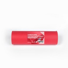 PaperPhant 벌집 크라프트 종이 완충재 포장지 300mm(폭) 85M(길이), 레드, 1개