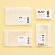 stb503 나의 포토포켓 접착식 스크랩북 포토포켓 사진 사진앨범 포켓형대용량앨범 폴라로이드앨범 대용량앨범 성장앨범, ★티켓20매