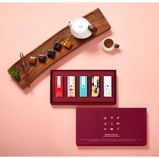 [쌍계명차 본사공식] 일상다완 양갱 45g x 5입 세트 차와 어울리는 티푸드 양갱선물세트, 1세트