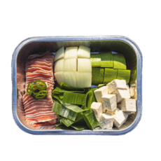 CAMKIT 캠킷 캠핑용 밀키트 요리 키트 홈파티 음식 추천 맛집 우삼겹 된장찌개 술밥 전골, 380g, 1개