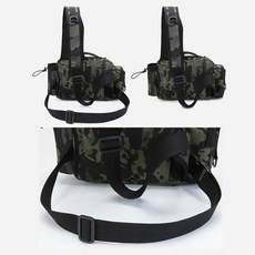 에기가방 롱지그케이스 다기능 태클 백 싱글 루어벨트 용백팩, dark night camo