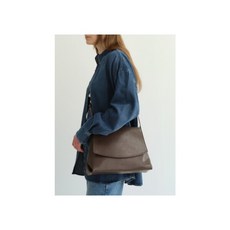 [로서울] Mini kiki messenger bag Wrinkled brownie brown