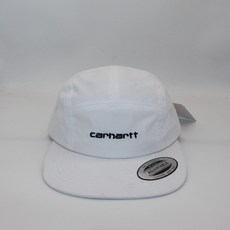 Carhartt 나일론 6패널 캠프캡 여름 선 스크린 볼캡, M（56-58cm）, 하얀색