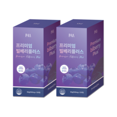 파미젠 빌베리 플러스 농축 분말 97.5% 4개월분 식약처 인증, 2개, 120정