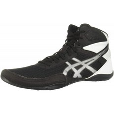 ASICS 남성 매트플렉스 6 레슬링 슈즈 10.5M 블랙/실버 레슬링